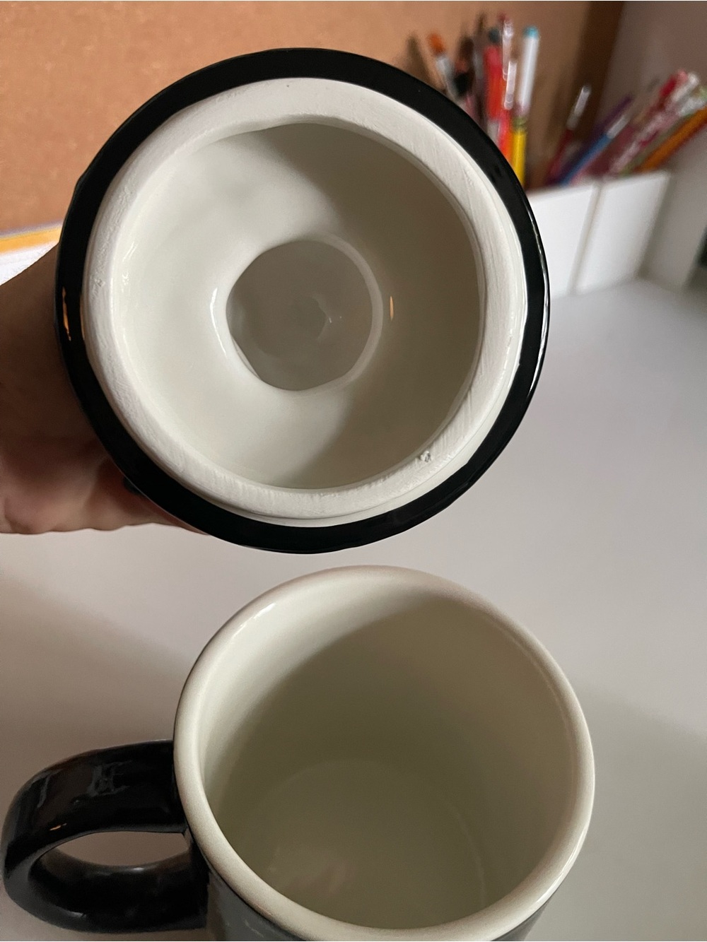 Disney The Nightmare Before Christmas Halloween Ceramic Mug White and Black - Picture 4 of 6